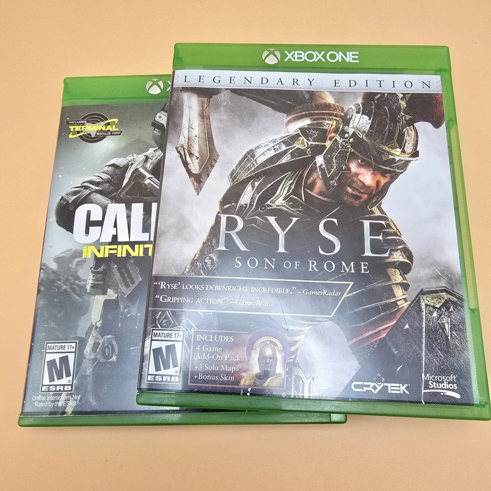 Xbox One Game Call of Duty Infinite Warfare & Ryse Son of Rome Legendary Edition